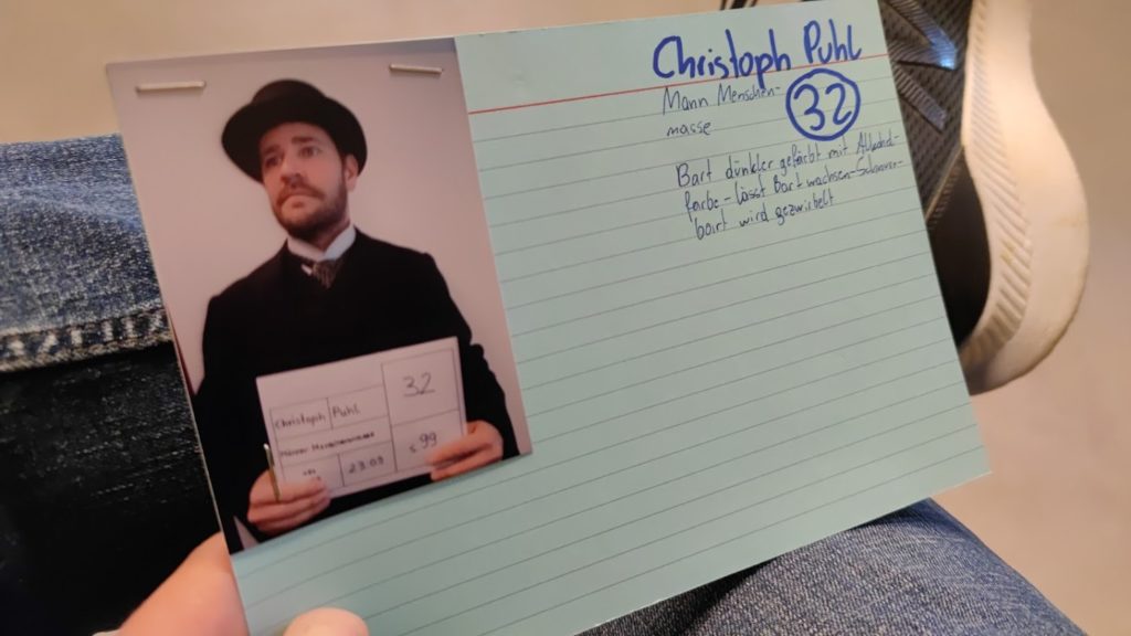 Setcard Dreharbeiten Sisi und ich